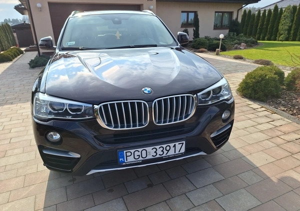 BMW X4 cena 89900 przebieg: 154655, rok produkcji 2015 z Stepnica małe 67